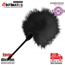 Black Feather · Plumero estimulador negro 200mm · Darkness