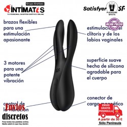 Threesome 2 · Estimulador sensual de clítoris y labios vaginales · Satisfyer