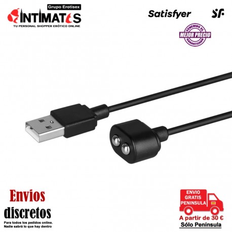 Cable de carga mágnetico por USB · Satisfyer