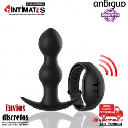 Tiberio Watchme · Plug anal con vibración y control remoto · Anbiguo