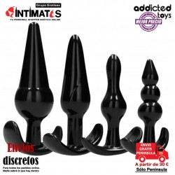 Set de 4 plugs anales · Addicted toys
