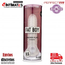 Fat Boy™ Checker Plate 6.5"- 140mm · Funda extensora texturizada · Perfect Fit