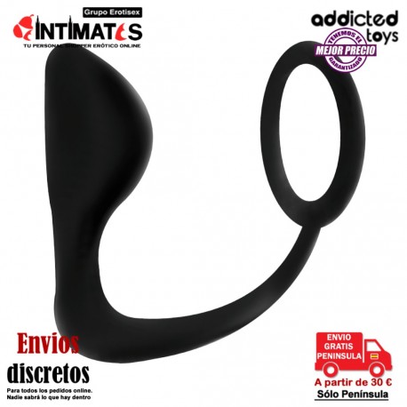 Anal Plug & Cock Ring 100mm · Addicted toys