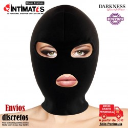Black Balaclava · Máscara con orificios en los ojos y boca · Darkness