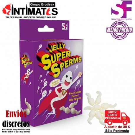 Jelly Super Sperms · Gominolas espermatozoides · Spencer & Fleetwood
