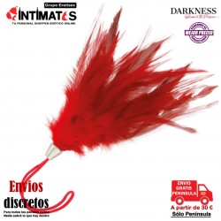 Red Feather · Plumero estimulador rojo 200mm · Darkness