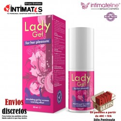 Lady Gel · Estimulante con efecto calor 30 ml · IntimateLine