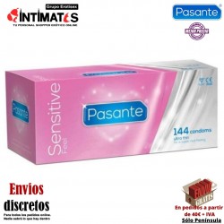 Sensitive Feel · Preservativos ultrafinos 144u · Pasante