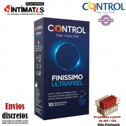 Finissimo Ultrafeel 0,04mm · 10 Preservativos · Control