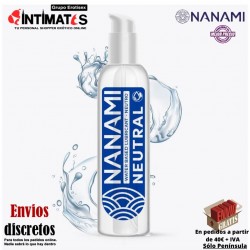 Neutral 150ml · Lubricante base de agua · Nanami