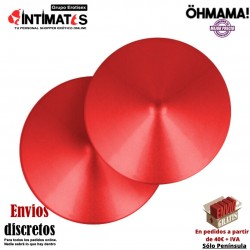 Circulo rojo · Pezoneras adhesivas de metal · ÖhMama