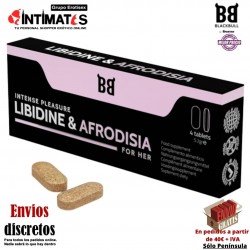 Libidine & Afrodisia 4c. · Incrementa la libido de la mujer · Blackbull by spartan