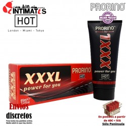 XXXL · Crema de masaje estimuladora 65 ml · Prorino