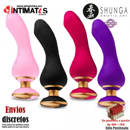 Sanya · Vibrador para penetraciones profundas e intensas · Shunga, que puedes adquirir en intimates-Algorta "Tu Personal Shopper Erótico"