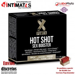 Hot Shot Sex Booster (3 x 20 ml) · Aumenta la libido y el apetito sexual · Labophyto