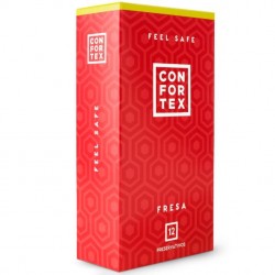 Preservativos Confortex Fresa · 12 Uds.