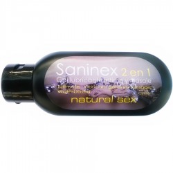 Natural Sex · Gel lubricante intimo y masaje · Saninex