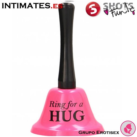 Ring For a Hug - Campana grande rosa · Shots