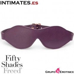 Coco de Mer Brown Leather Blindfold · Fifty Shades Freed