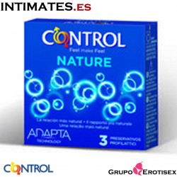 Nature · 3 Preservativos · Control